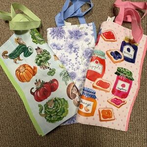 Marshalls Tote Bag Trio - Pink, Blue, Green